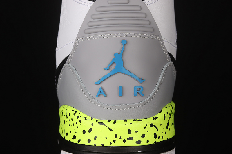 Just Don X Jordan Legacy 312 Billy Hoyle White/Black-Volt-Vivid Blue-Wolf Grey 19