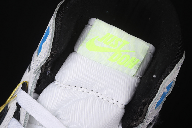 Just Don X Jordan Legacy 312 Billy Hoyle White/Black-Volt-Vivid Blue-Wolf Grey 27