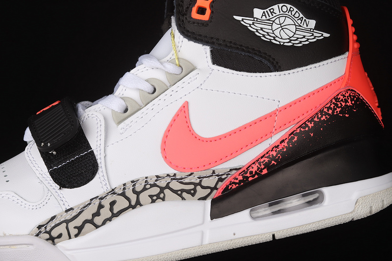 Just Don X Jordan Legacy 312 Hot Lava White/Hot Lava-Black-Zen Grey 7