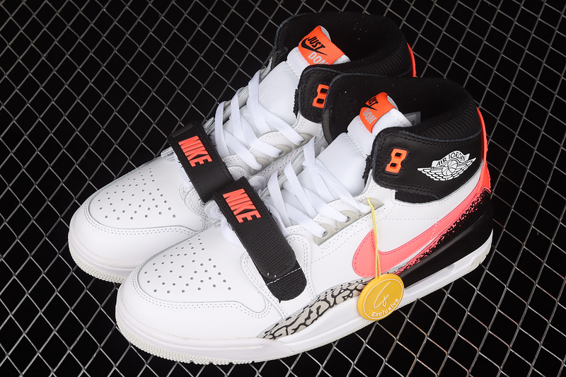 Just Don X Jordan Legacy 312 Hot Lava White/Hot Lava-Black-Zen Grey 15