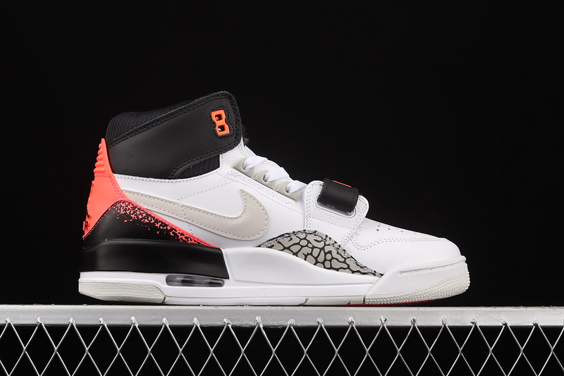 Just Don X Jordan Legacy 312 Hot Lava White/Hot Lava-Black-Zen Grey 19