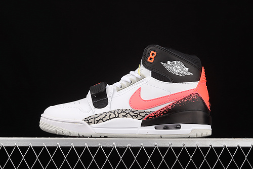 Just Don X Jordan Legacy 312 Hot Lava White/Hot Lava-Black-Zen Grey 27