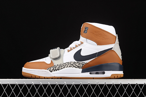 Just Don X Jordan Legacy 312 Medicine Ball White/Midnight Navy-Ginger 7