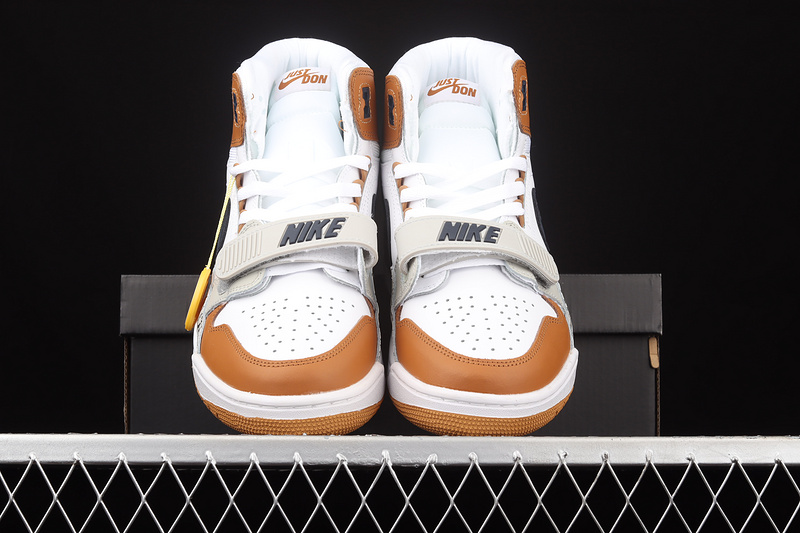 Just Don X Jordan Legacy 312 Medicine Ball White/Midnight Navy-Ginger 27