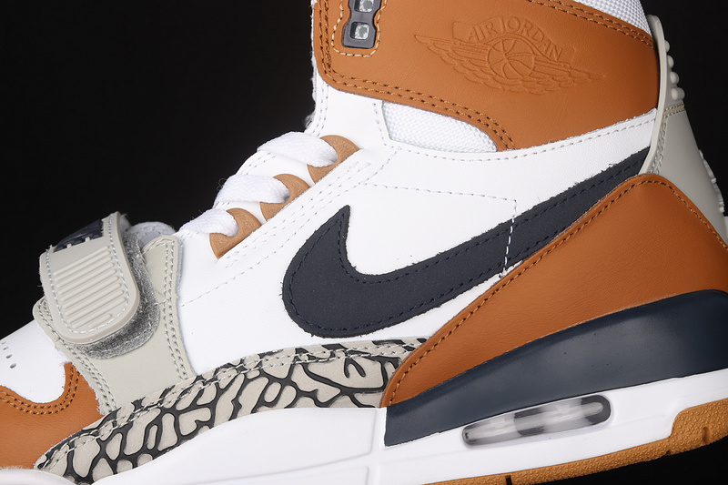 Just Don X Jordan Legacy 312 Medicine Ball White/Midnight Navy-Ginger 31