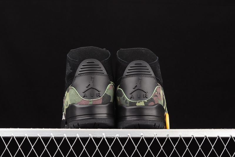 Jordan Legacy 213 Black/Camo Green-Blac 7