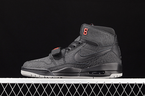 Jordan Legacy 312 Elephant Print Black/Black/Varsity Red 11