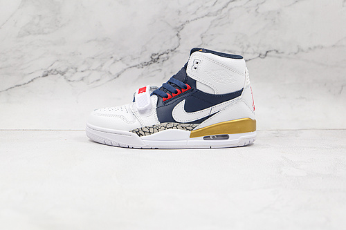 Air Jordan Legacy 312 Dream Team White/Midnight Navy-Team Red-Metallic Gold 15