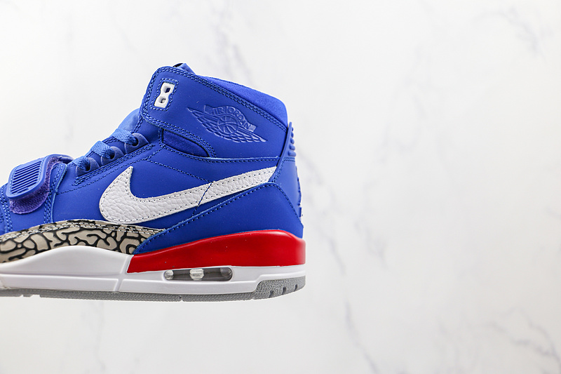 Jordan Legacy 312 Pistons Bright Blue/White-University Red 3