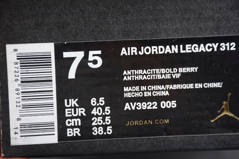 Air Jordan Legacy 312 Dark/Grey Purple 29