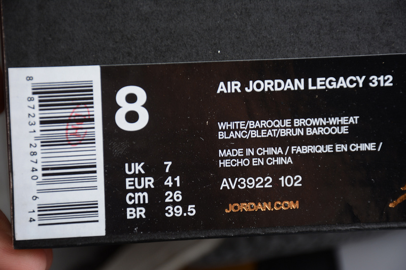 Air Jordan Legacy 312 Rookie Of The Year White/Wheat/Red 31