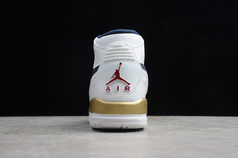 Air Jordan Legacy 312 Olympic White/Midnight Navy/Red 15