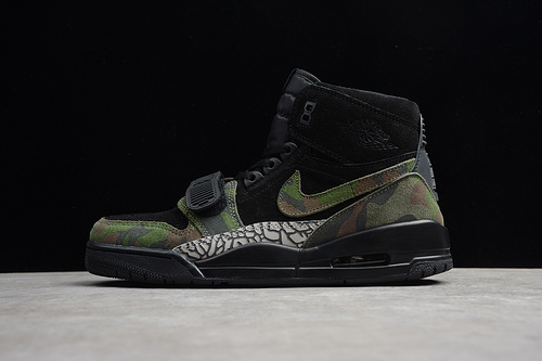 Gz Air Jordan Legacy 312 Black/Camo Green-Black 21