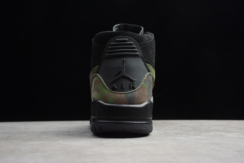 Gz Air Jordan Legacy 312 Black/Camo Green-Black 25