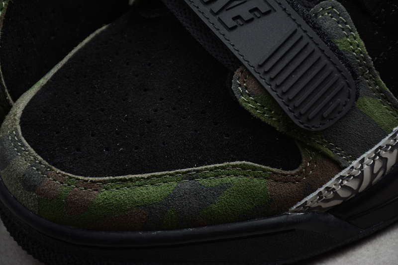 Gz Air Jordan Legacy 312 Black/Camo Green-Black 27