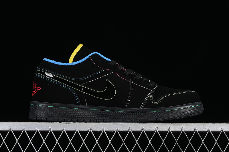 Air Jordan 1 Phat Low Olympic Black/Multicolor 13