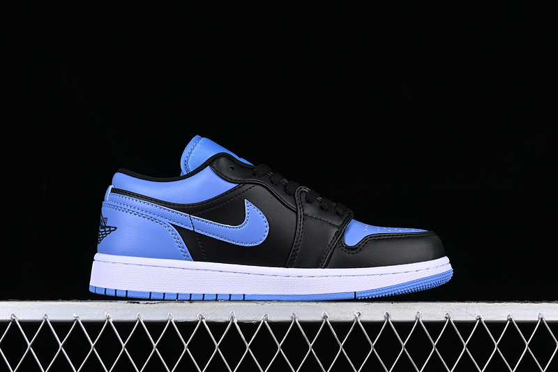 Air Jordan 1 Low Aj1 Black/Blue 19