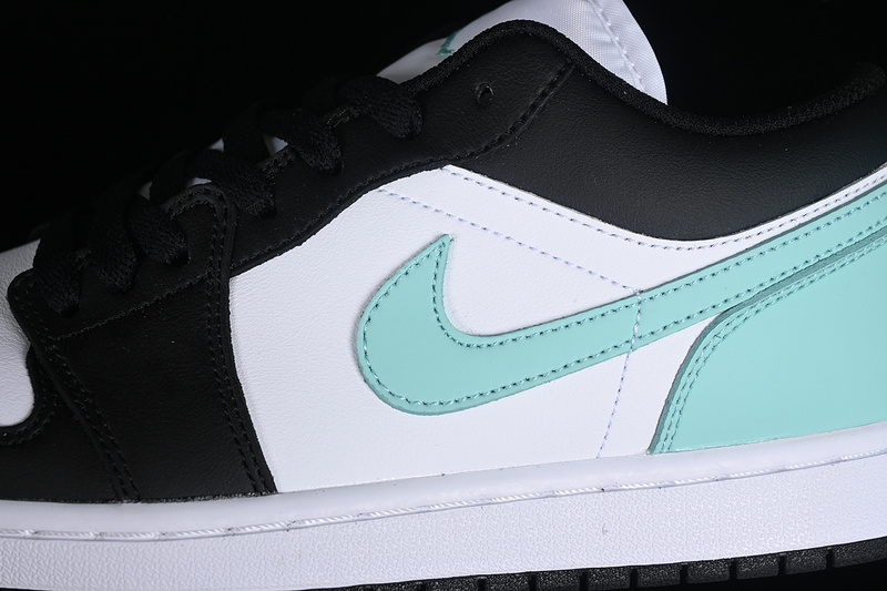 Air Jordan 1 Low White/Black/Green 25