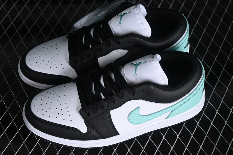 Air Jordan 1 Low White/Black/Green 27