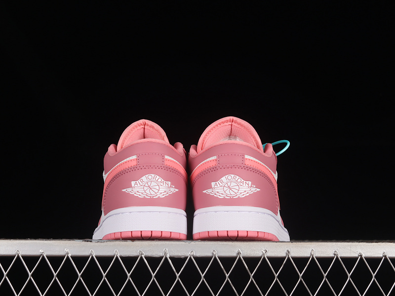 Air Jordan 1 Low White/Red/Pink 5