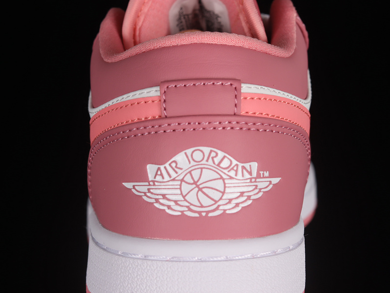 Air Jordan 1 Low White/Red/Pink 23