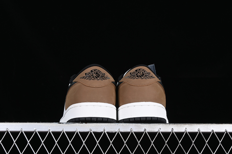 Air Jordan 1 Low White/Black/Brown 7