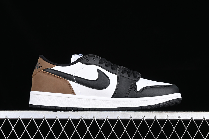 Air Jordan 1 Low White/Black/Brown 11