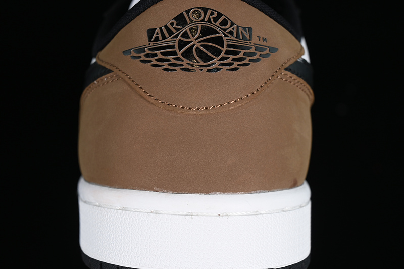 Air Jordan 1 Low White/Black/Brown 15