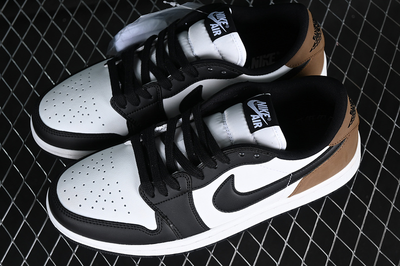 Air Jordan 1 Low White/Black/Brown 17