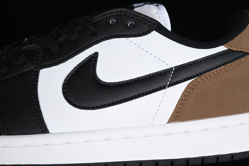 Air Jordan 1 Low White/Black/Brown 19