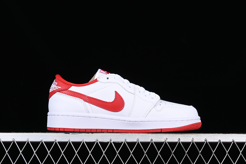 Air Jordan 1 Low White/Red 7