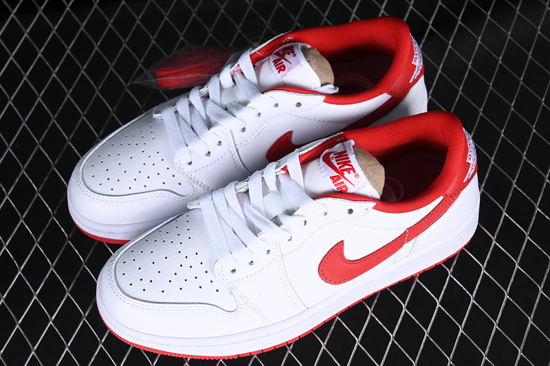 Air Jordan 1 Low White/Red 9