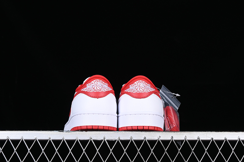 Air Jordan 1 Low White/Red 15