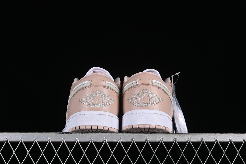 Air Jordan 1 Low White/Pink/Particle Beige/Light Bone 7