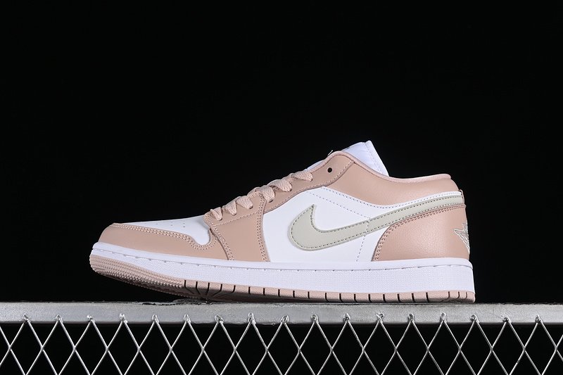 Air Jordan 1 Low White/Pink/Particle Beige/Light Bone 9