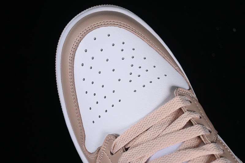 Air Jordan 1 Low White/Pink/Particle Beige/Light Bone 29