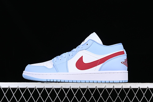 Air Jordan 1 Low White/Blue/Red 9