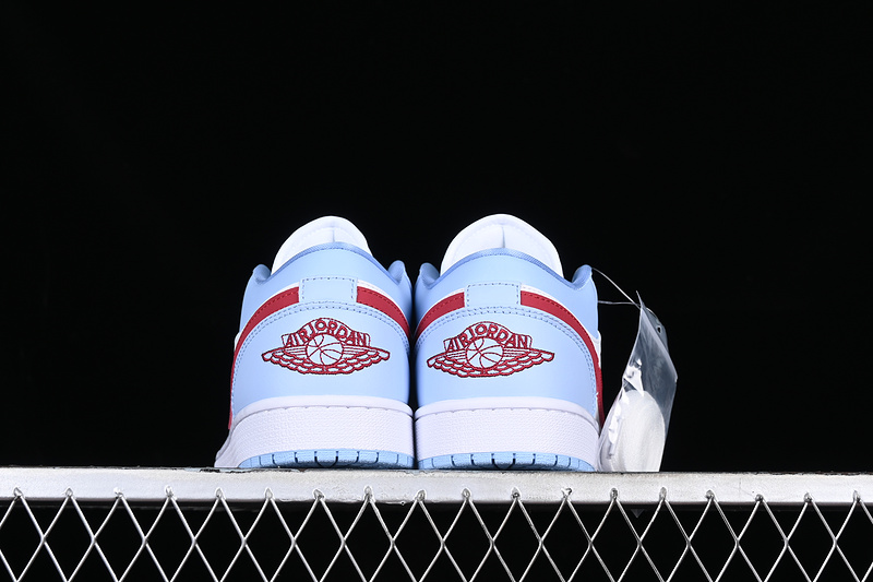 Air Jordan 1 Low White/Blue/Red 13