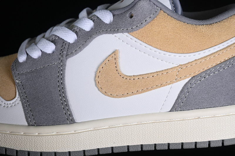 Air Jordan 1 Low Grey/Brown/White 19