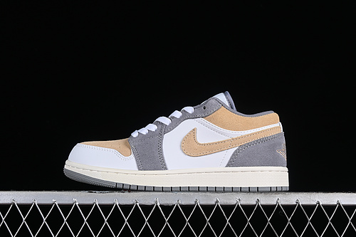 Air Jordan 1 Low Grey/Brown/White 25