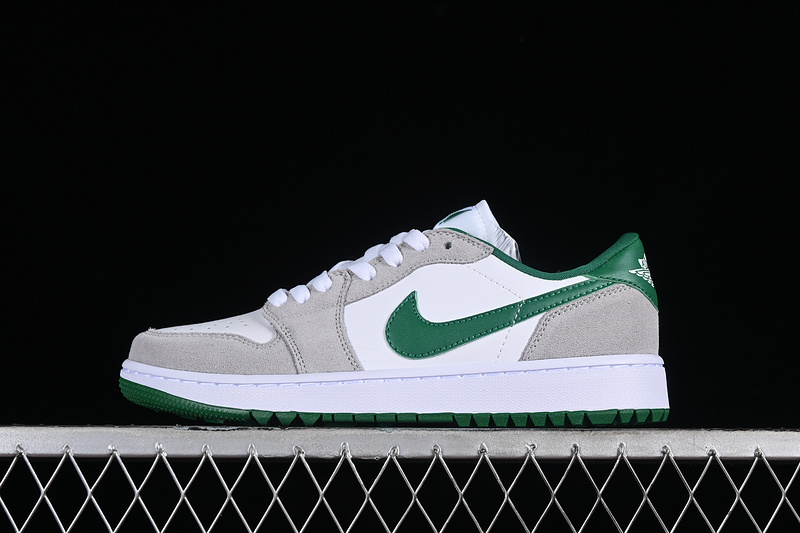 Air Jordan 1 Retro Low Golf White/Pine Green-Light Smoke Grey 5