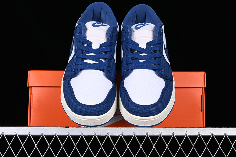 Air Jordan 1 Ko Low White/Dark Royal Blue/Sail 25