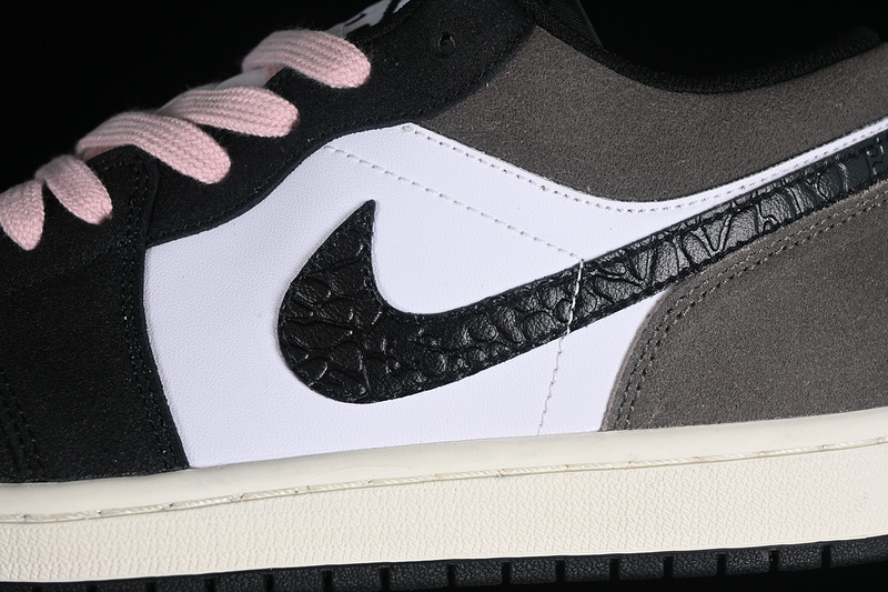 Air Jordan 1 Low Black/White/Grey/Pink 13