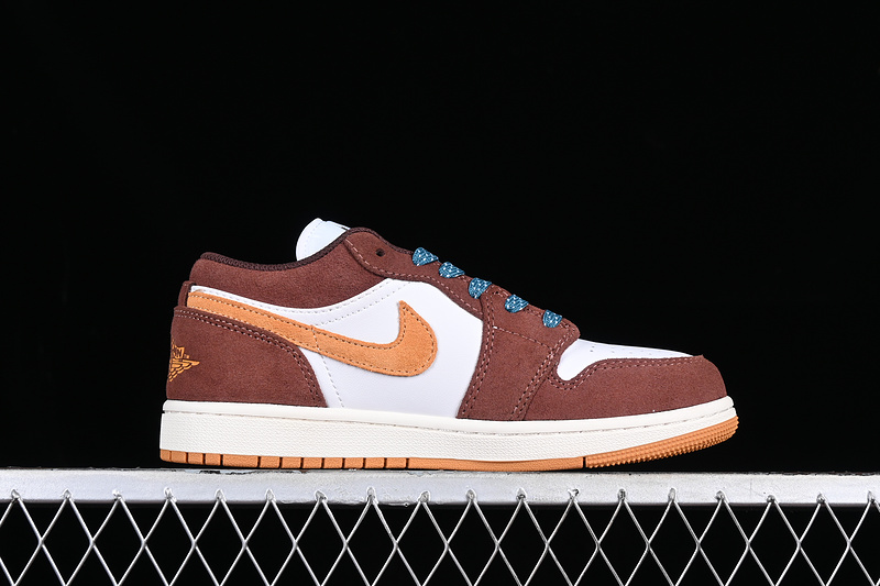 Air Jordan 1 Low Cacao Wow Aj1 White/Brown 3