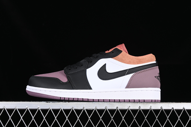 Air Jordan 1 Low Se White/Black/Brown/Purple 9