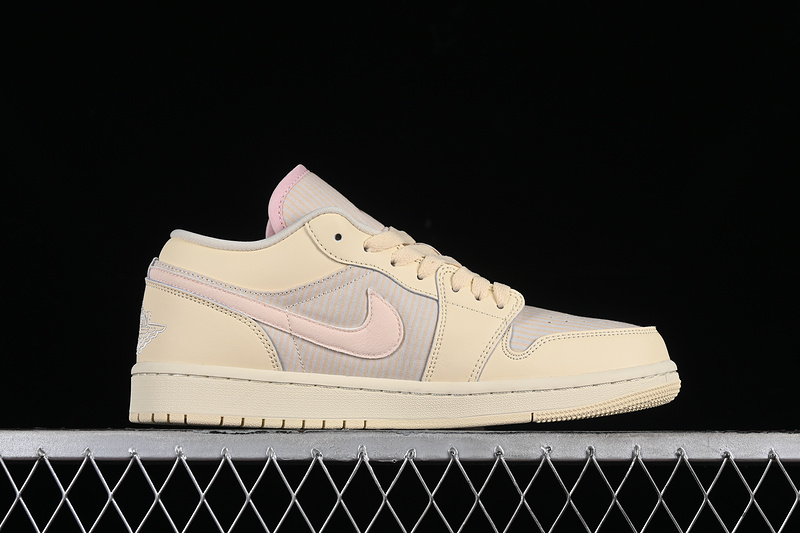 Air Jordan 1 Low Khaki/Pink 25