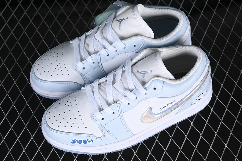 Air Jordan 1 Low White/Blue 19