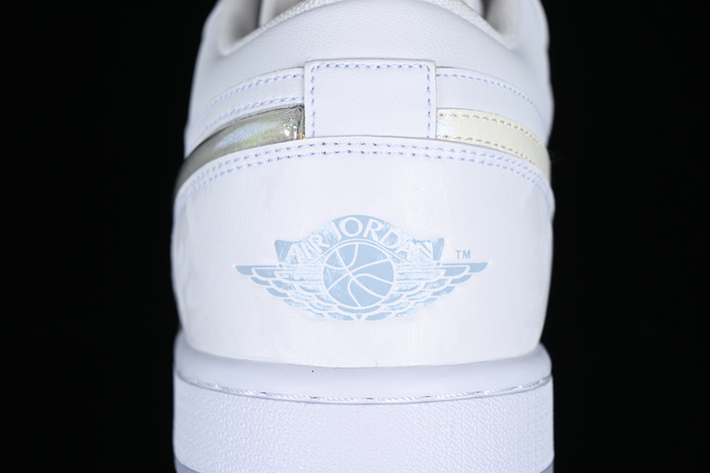 Air Jordan 1 Low White/Grey/Silver 11