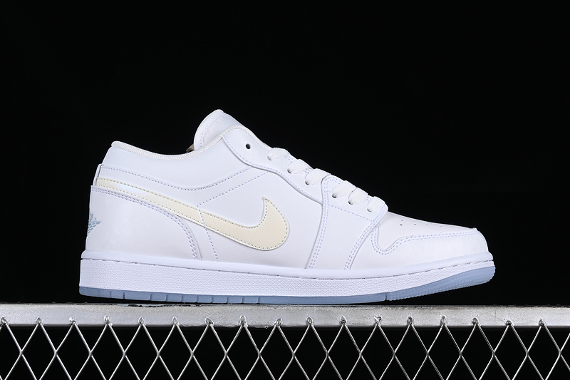 Air Jordan 1 Low White/Grey/Silver 27