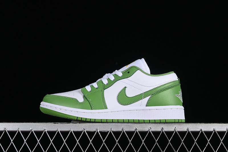 Air Jordan 1 Low White/Green 3